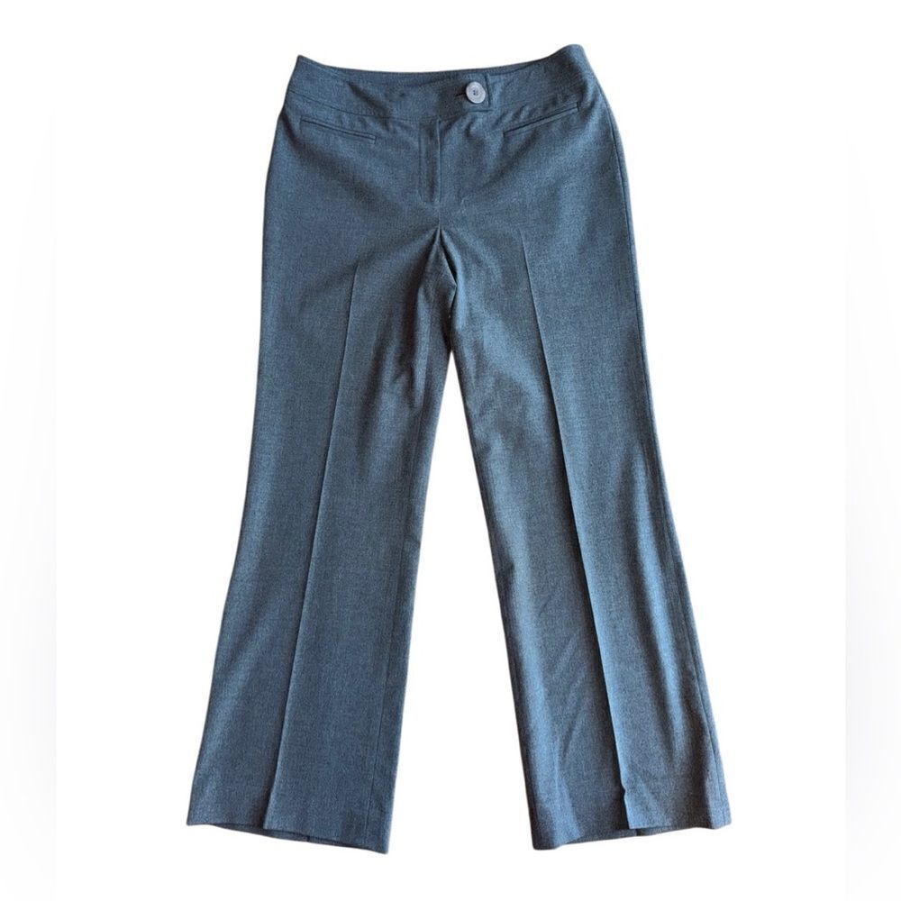 Donna Degnan Women's Grey Wide Leg Buisness Casual Office Trouser Pants Size 8